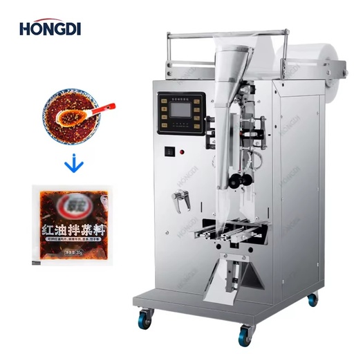 Automatic VFFS Liquid Sachet Packing Machine for Chili Oil Soy Sauce and Juice