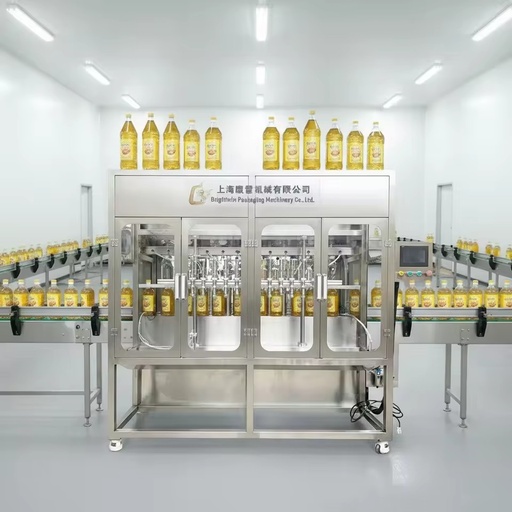 Automatic Edible Oil Filling Capping and Labeling Machine Oil Bottling Line Equipment for Cooking Vegetable Oil