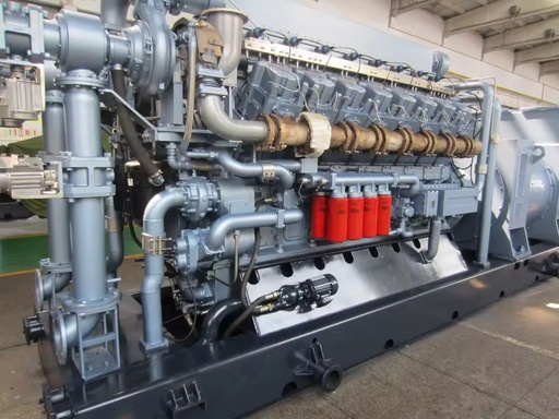 500kW 600kW 800kW Flue Gas Generator Set 625kVA 1000kVA Gas Generator 12 Cylinder 71.4L Large Displacement 50Hz 60Hz CE