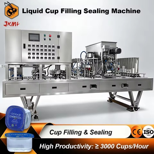 High Productivity Automatic 100ml 250ml Water Cup Filling and Sealing Machine Water Cup Filling Sealing Packing Machine