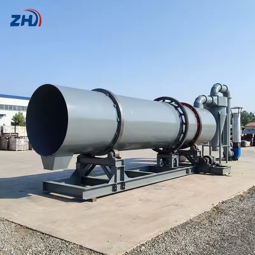 Large Output Rotary Drum Dryer for Industrial Materials Drying with Energy Saving Design