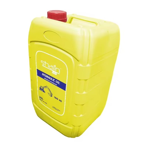 Shalin ISO 46 High Quality Hydraulic Oil for Excavators-Industrial Lubricant Base Oil ISO9001 Certified Light Yellow