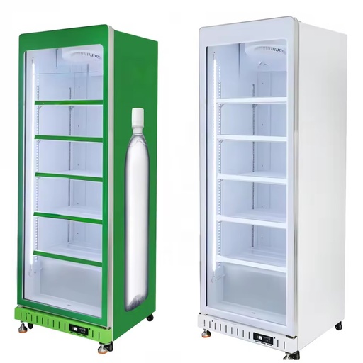 Hot Commercial Supermarket Glass Door Wine Beverage Cola Juice Milk Vertical Refrigerator Hotels and Restaurants Display Cabinet