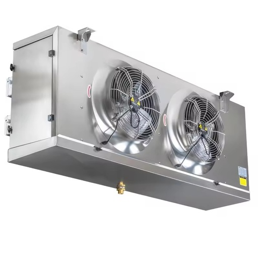 Mirror Polished Stainless Steel Hanging Bracket Dual Wind Cover Cooling Condenser Unit for Coastal Aquatic Refrigeration System