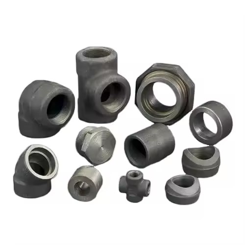 Class 3000 Pressure ASTM A105n Carbon Steel Forged Cross Tee Elbow Pipe Fittings 1/2"-4" OD ANSI Standard Polished Surface