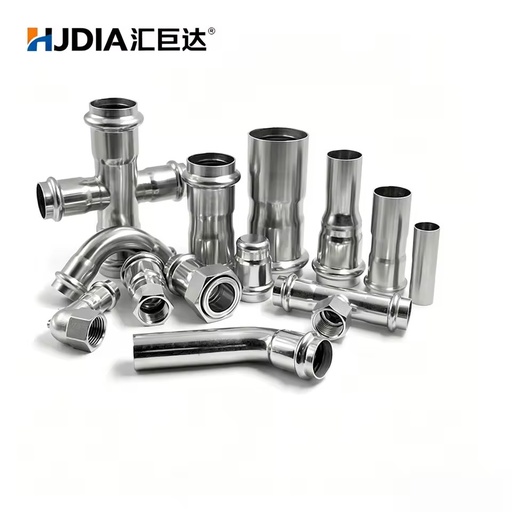 Sanitary Double Clamp Elbow SS304 DN20 High-Pressure Resistant Corrosion-Resistant Stainless Steel Pipe Fitting for Food