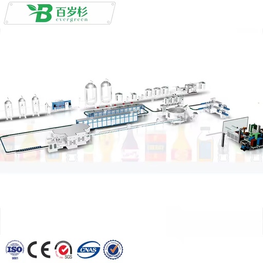 BS-Liquid Filling Machine Automatic Oil Milk Beverage Juice Liquid Filling Sealing Adding Spout Machine