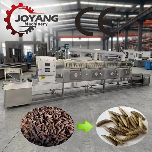 Customized Continuous Microwave Bsf Drying Machine
