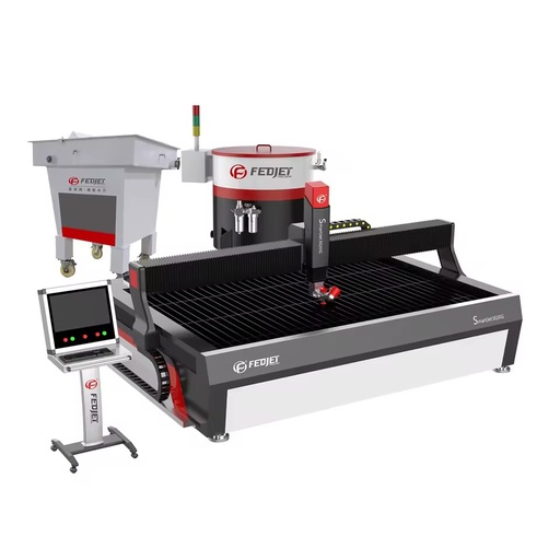 Fedjet Gantry UHP High Precision CNC 3 Axis Water Jet Cutting Machine for Metal Tile Cutting