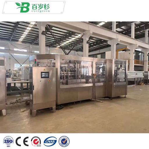 BS-Fully Automatic CGF40-40-10 Filling Machine for Plastic Bottles 8000bph Water Production Line