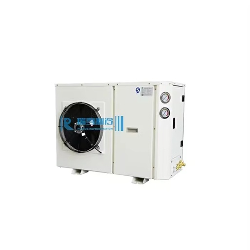 Commercial 4HP Energy Saving Refrigeration Condensing Unit with Motor 5 Ton Cooling Capacity for Cold Rooms