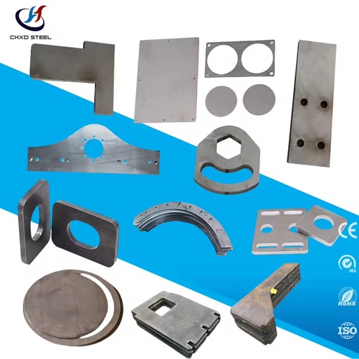 13 Inches Hot Rolled Q235 Grade Carbon Steel Plate 3/4 Thick GB Standard Coated Surface Custom Flame Cutting Welding Bending