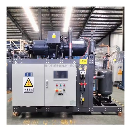 Refrigeration Rack Compressors Unit for Screw Compressor Energy Saving Air Cooled Condensing Unit