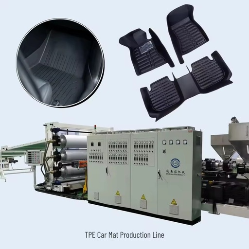 Customized PP/PE/PVC Injection Molding Foot Mat Carpet Mat Extrusion Production Line Motor Bearing Pump High Efficiency