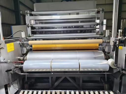 Plastic Stretch Wrap Manufacturing Machine Single Layer LLDPE Hand Machine Use Stretch Film Extruder Equipment