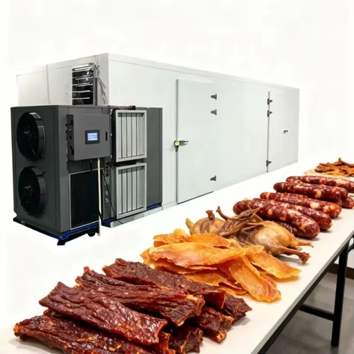 Hello River Energy-Saving Air Source Meat Dryer for Beef Jerky Sausage Strip Foie Gras Crocodile Meat Pet Treats Drying Room CE