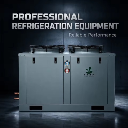Box Type Air Cooled Condensing Unit for Seafood Fish Cold Storage Refrigeration System for Industrial Cold Storage Project