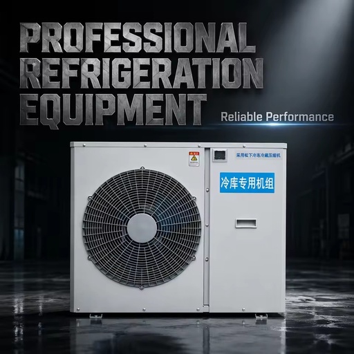 5HP Air Cooled Condensing Unit 380V for Seafood Fish Cold Storage Refrigeration System for Industrial Cold Storage Project