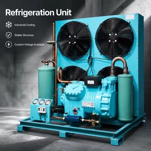 Air Cooled Condensing Unit for Seafood Fish Cold Storage Refrigeration System for Industrial Cold Storage Project