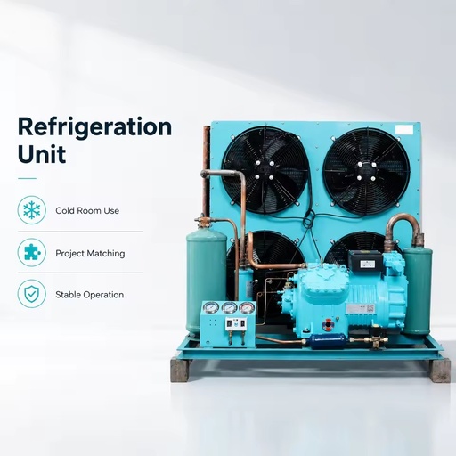 Air Cooled Condensing Unit for Seafood Fish Cold Storage Refrigeration System for Cold Storage Project System Matching
