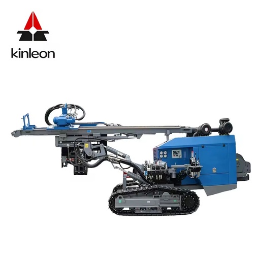 Diesel Hydraulic Crawler Mining Drilling Rig 120m Depth 6-12'' Hammer Borehole Equipment with Pump Motor Gear for Sale