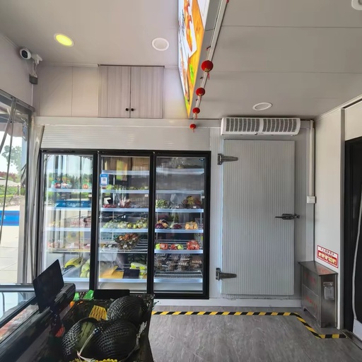 New Stainless Steel Solar Cold Room Freezer Walk-in Cooler Insulated PU Panels Refrigeration System Supermarket Hotel Food