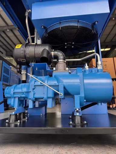 ODM Two Stage PM VSD Air Compressor Patent Beautiful Appearance Low Noise Class 1 Energy Saving Industrial Equipment