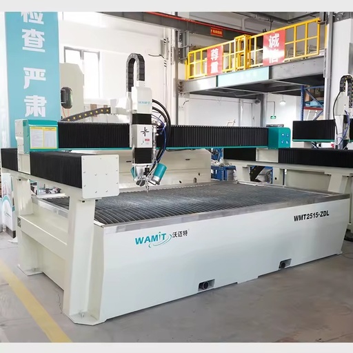 5 Axis Cnc Water Jet Glass Cutting Machines 2500*1500mm Glass Cutting Water Jet Cutter Titanium Metal Cutter Marble Ceramics