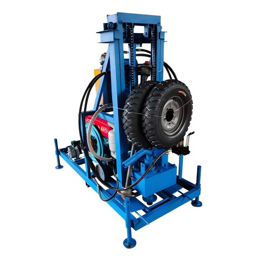 Core Drilling Rig Machine 200m Hydraulic Mine Drilling Rigs Rotary Hole Borehole Drill Machines for Sale