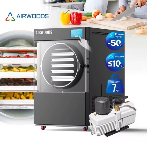 Professional 10kg Freeze Dryer with Automatic Drainage and Gas Discharge for Efficient Food Processing