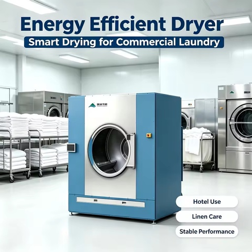 Anti-Wear Hotel Textile Dryer Enhanced Heat Recycling System Built-In