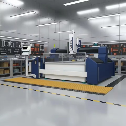 Industrial High End CNC Water Jet Cutter for Metal Processing Stone Tile Glass Precision Cutting