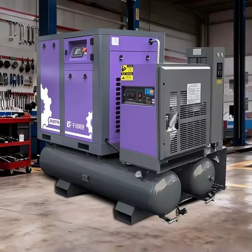 Industrial Big Workshop All-in-one Air Compressor Filter Element with Air Tank for Laser Cutting