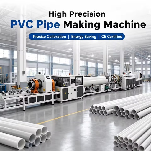 High Speed PVC Pipe Extrusion Line PVC Pipe Extrusion LineFor Domestic Water Supply PVC Pipe Extrusion Line