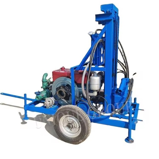 80m/130m/150m/200m Hydraulic Borehole Water Well Drilling Machine Rig Mine Drilling Rig