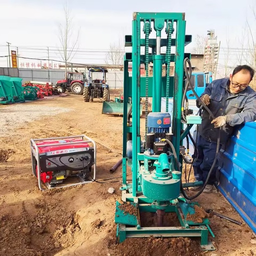 New High Productivity Small Mini Portable Water Well Drill Rig Electric Borehole Mine Drilling Machine with Motor