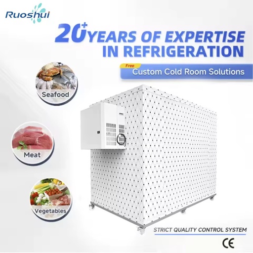 Factory Direct-sale Soundproof Cold Storage Facility Compressor Motor Energy Saving Remote Monitoring Fresh Seafood Storage PLC