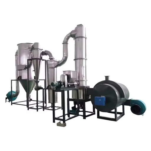 Industrial Corn Flash Dryer Machine XSG Motor Stainless Steel Construction for Continuous Wet Powder Paste Filter Cake