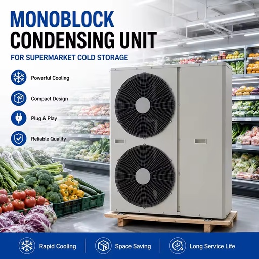 Plug in Monoblock Condensing Unit for Easy Installation Freezer Room and Chilled Storage Solutions