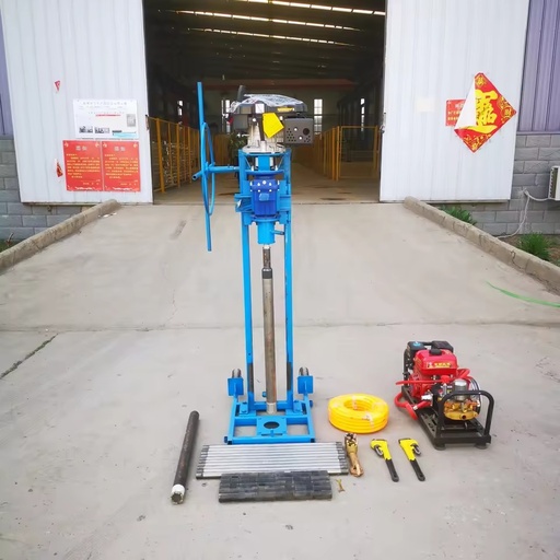 Portable Mini Rock Core Drilling Rig with Gearbox & Motor 30m Max Depth 46-91mm Diameter Easy Operation Mine Drilling Equipment