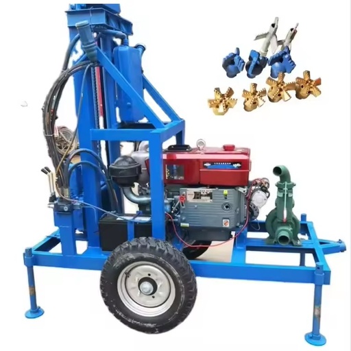 100 m 22HP Mine Drilling Rig Underground Deep Water Borehole Drilling Machine Water Well Rotary Drilling Rig for Sale