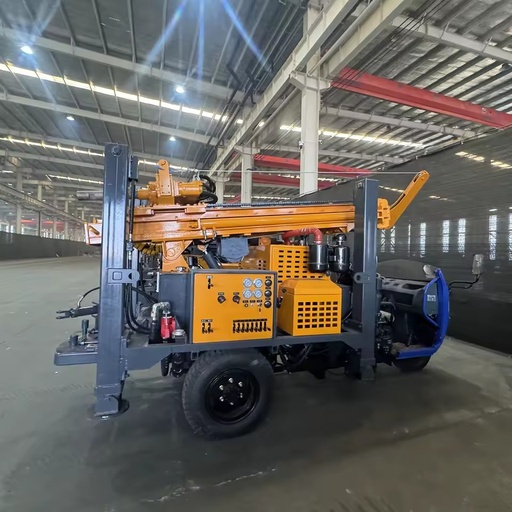 200m Customizable Cheap Small and Convenient Three Wheeled Vehicle Mounted Mine Drilling Rig