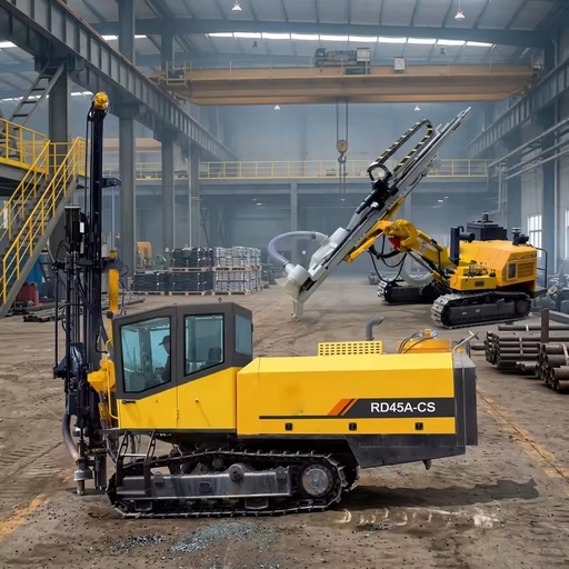 Famous Brand Mine Drilling Rig RD45A-CS 22-25m Depth 76-127mm Integrated Top Hammer Rock Drilling Machine