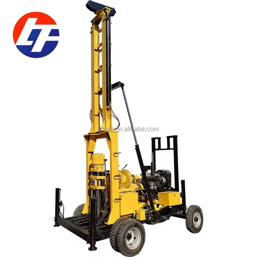 Trailer Mounted Mini Mine Core Hydraulic Small Portable Rig Well Water Drilling Rigs Machine For Sale