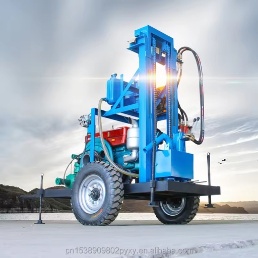 Factory Direct Sale diesel High Hydraulic Rotary Water Well Drilling Rig Mine Drilling Rig