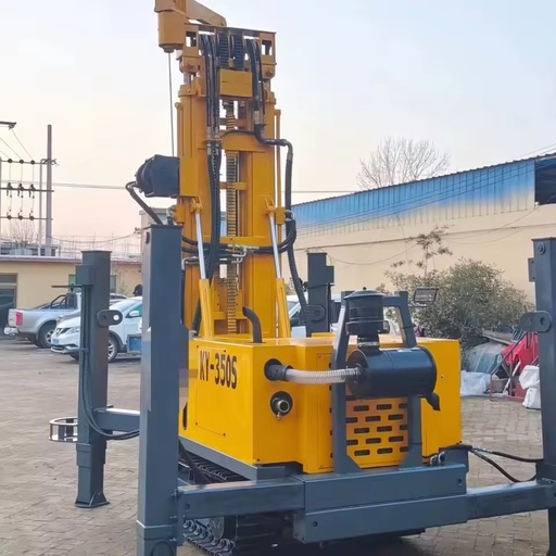 KY Automatic 220v DTH Drill Rig Machine for Water Wells 100m 200m 300m Capability Product Category Mine Drilling Rig