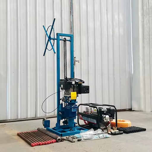 Electric Bore Hole Water Well Drilling Rig Portable Gasoline Hydraulic Drilling Rig Agricultural Mine Drilling Rig Price