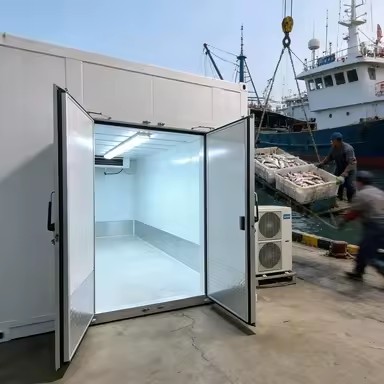 Fresh Keeping Eco-Friendly Copeland/Tecumseh Gear Bearing Cold Storage Room Vegetables Meats Long-Term Preservation Remote