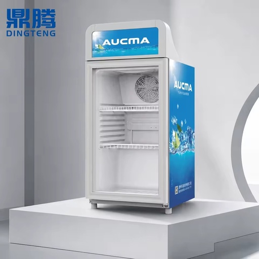 Eco Friendly R600a Refrigerant Beverage Display Fridge with Glass Door for Energy Saving Supermarket Cooler