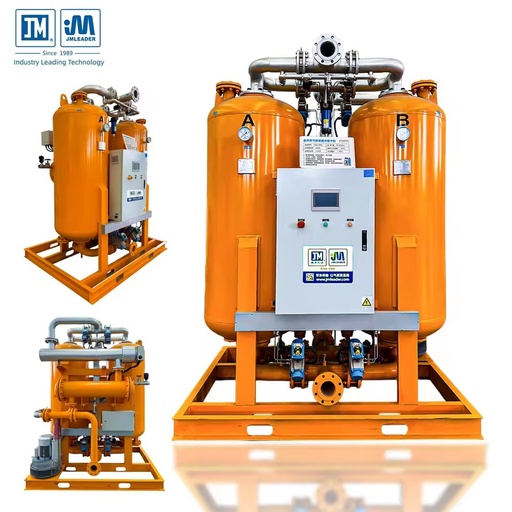38Nm/min Blower Purge Screw Air Compressor Absorption Desiccant Air Dryer Low Dew Point Regenerative Compressed Air Dryer